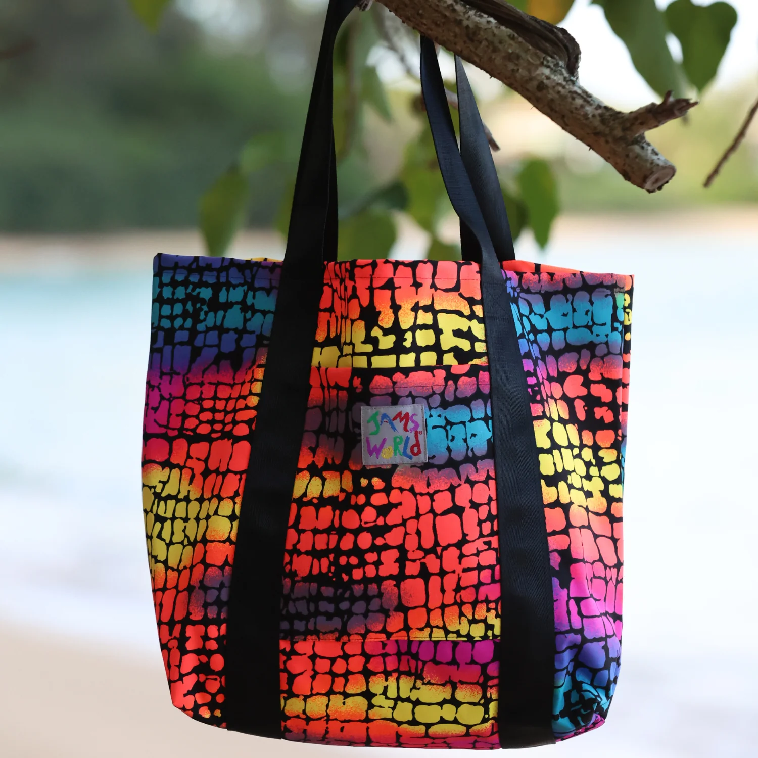User-Friendly Jams World Lined Tote Bag - Reptile Quality