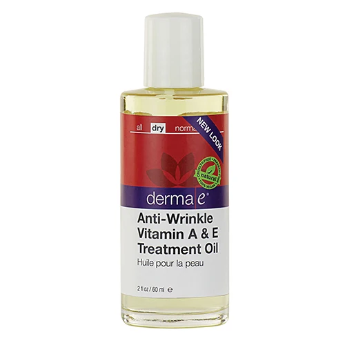 Reusable Derma E Anti Wrinkle Vitamin A and E Treatment Oil Reduces Deep Lines and Wrinkles Promoting Smoother and Younger Looking Skin 2Oz 60ml High-End