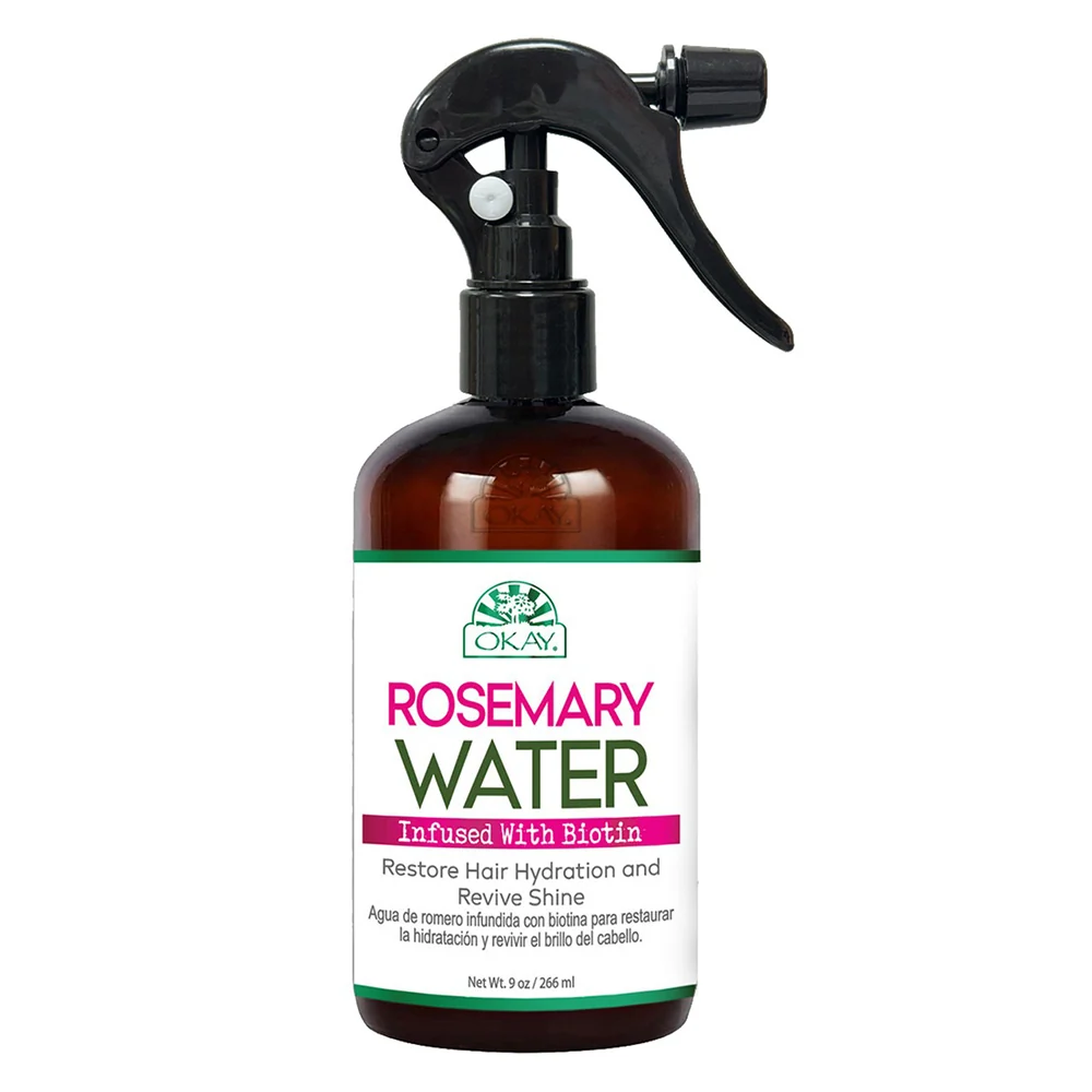 Trendy Okay Rosemary Water Infused with Biotin 9Oz 236ml Safe