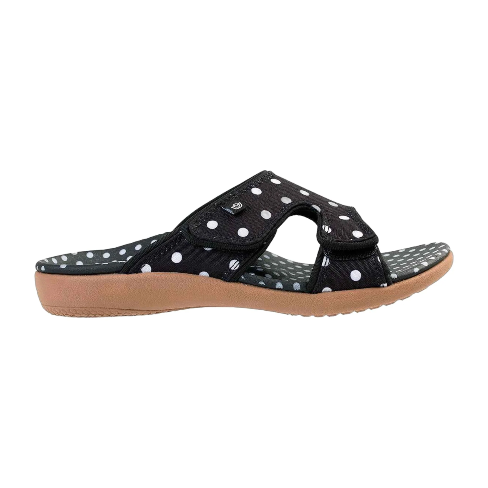 Verified Kholo Polka Dot Orthotic Slide Sandals - Medium Enhanced