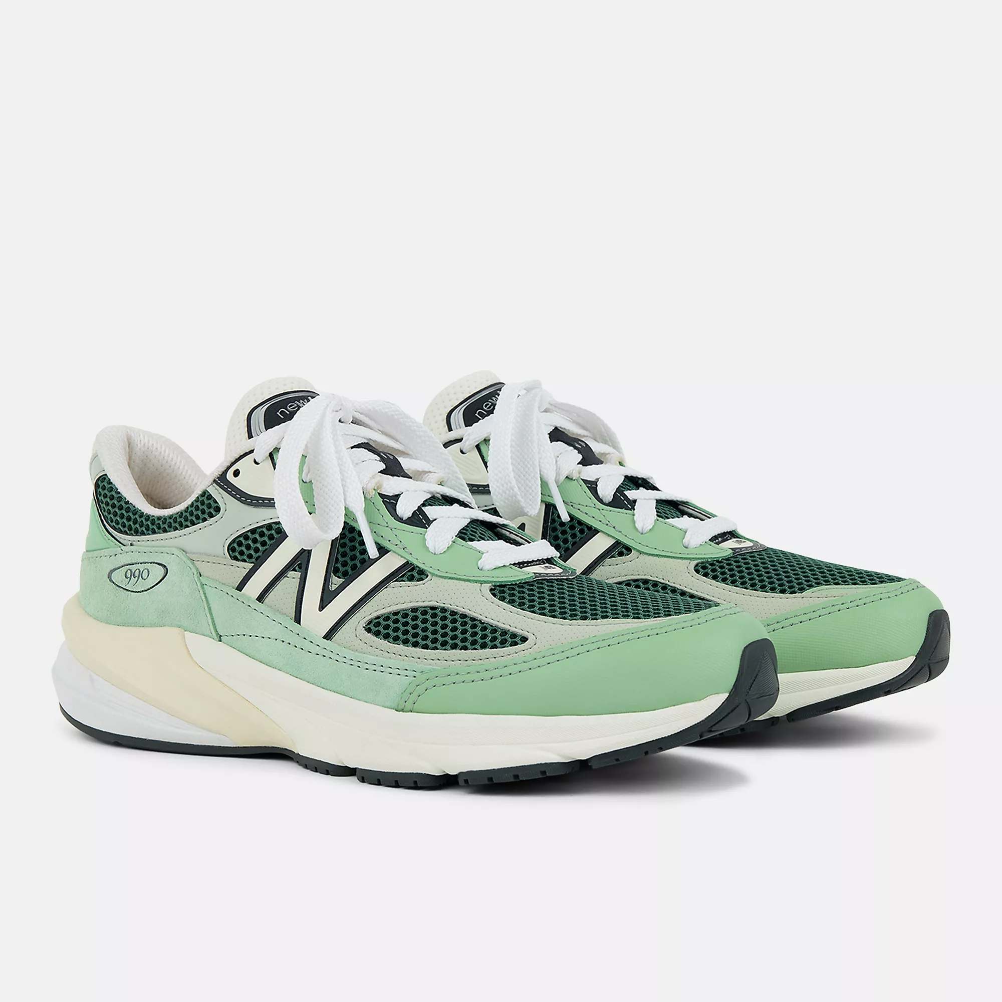 Unique New Balance Mens 990 V6 Miusa Avocado Natural Mint Long-Lasting