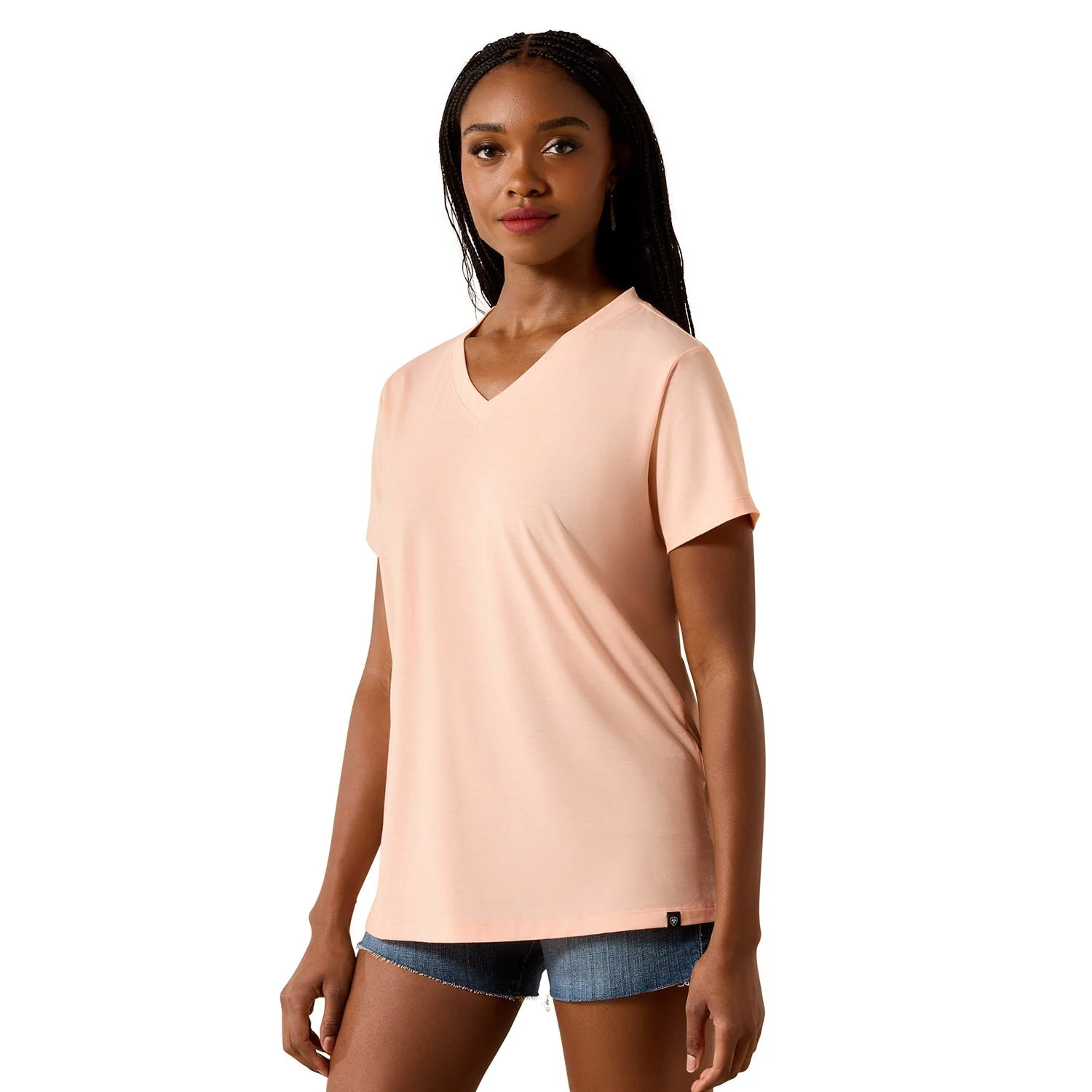 Responsible Ariat Women's Compass V-Neck T-Shirt Environmentally Friendly