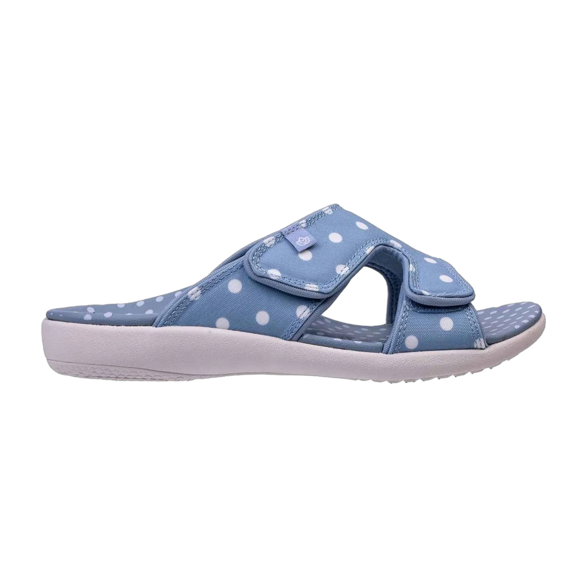 World-Class Kholo Polka Dot Orthotic Slide Sandals - Wide Width Prestigious