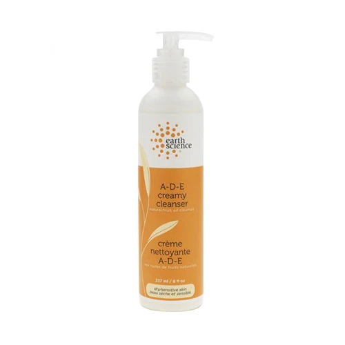 Breathable Earth Science A D E Creamy Fruit Oil Cleanser for Gentle Cleansing and Nourishing Skin 8Oz 237ml Casual
