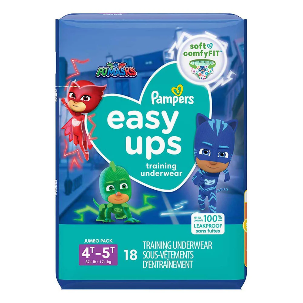 Professional Pampers Easy Ups Bluey Training Pants Toddler Boys Size 4T 5T 18 Ea Minimalist