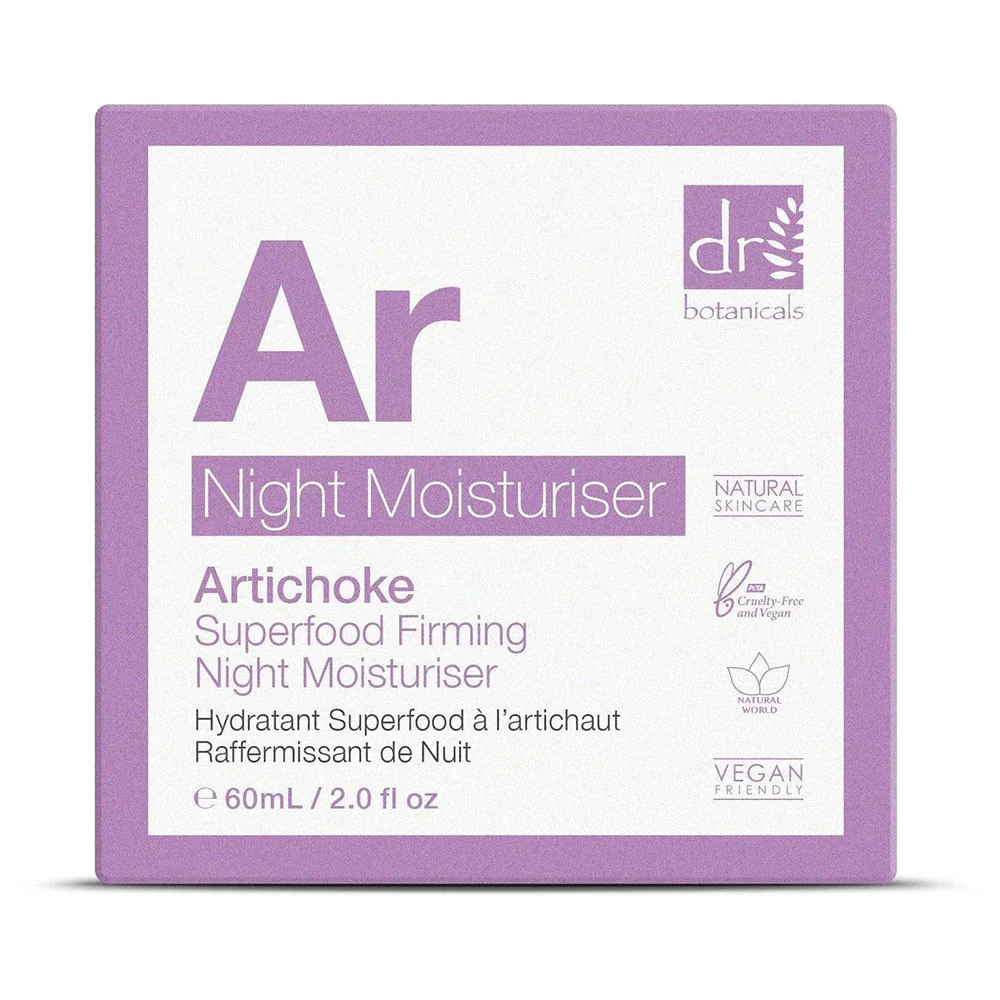 Sustainable Dr Botanicals Artichoke Superfood Firming Night Moisturiser 2 Oz Environmentally Friendly
