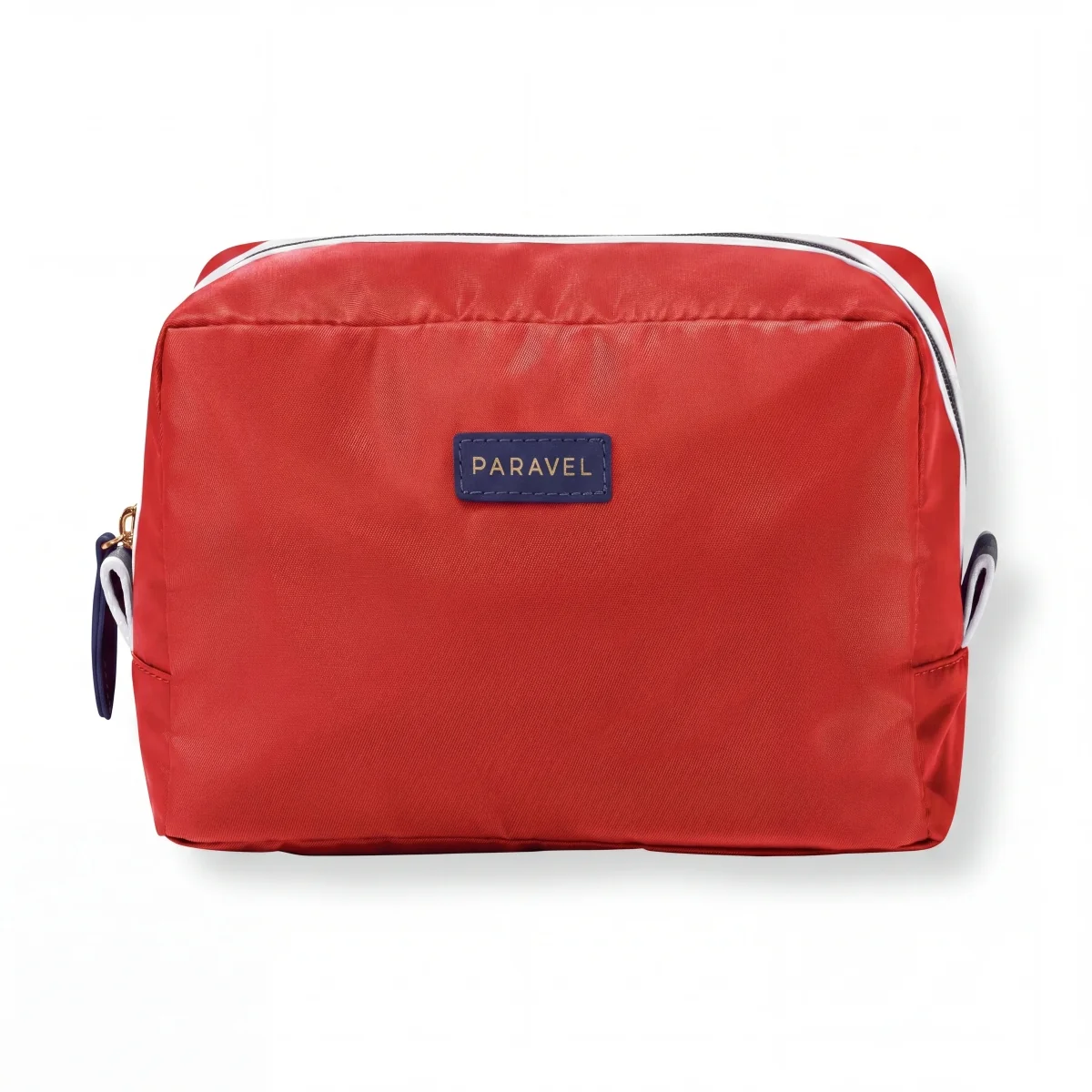 Detailed Paravel Toiletry Bag Travel Cosmetic Organizer Negative Nylon Bebop Red World-Class
