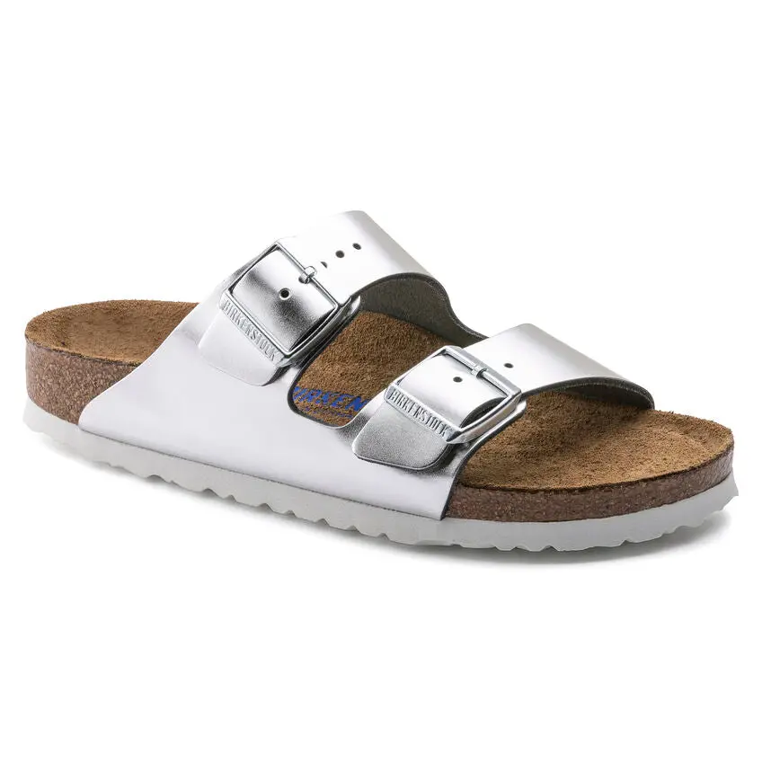 Solid Birkenstock Arizona Soft Footbed Leather Sandals Eco-Friendly