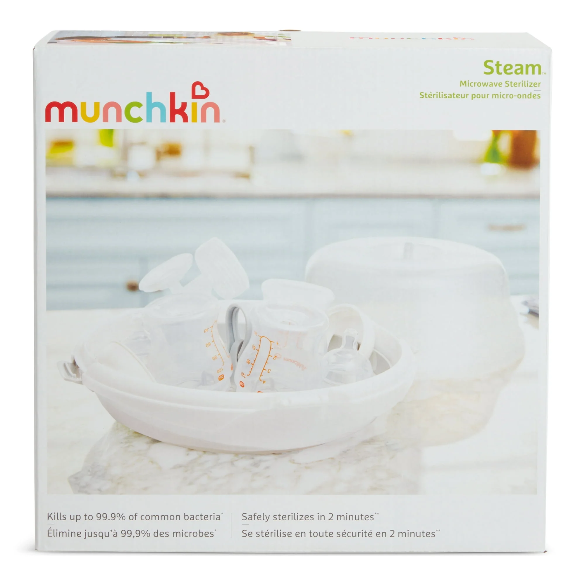 Crafted Munchkin Steam Guard Microwave Sterilizer For Baby Bottles - 1 Ea Optimized