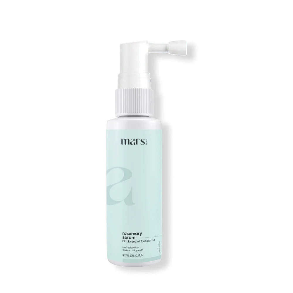 Casual Siero per la crescita dei capelli al rosmarino di Marte potenziato con olio di semi neri olio di ricino e Redensyl Reusable