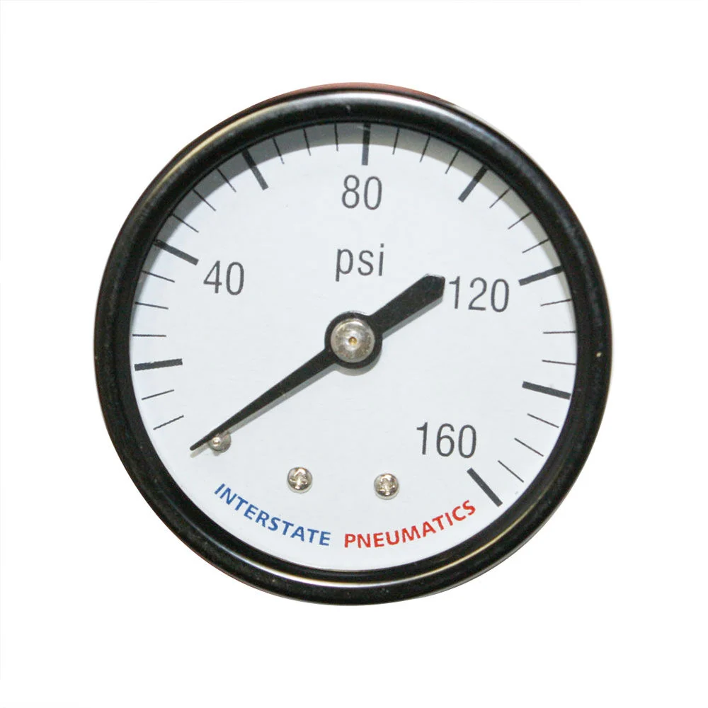Fashionable Air Pressure Gauge 2 Inch Dial 160 PSI 1 4 Inch NPT Rear Back Mount Mounted Recyclable
