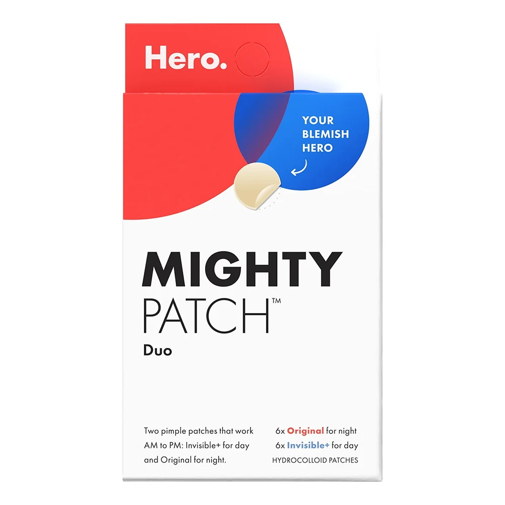 Versatile Hero Cosmetics Mighty Patch Duo for Targeted Blemish Healing 12Ea Optimized