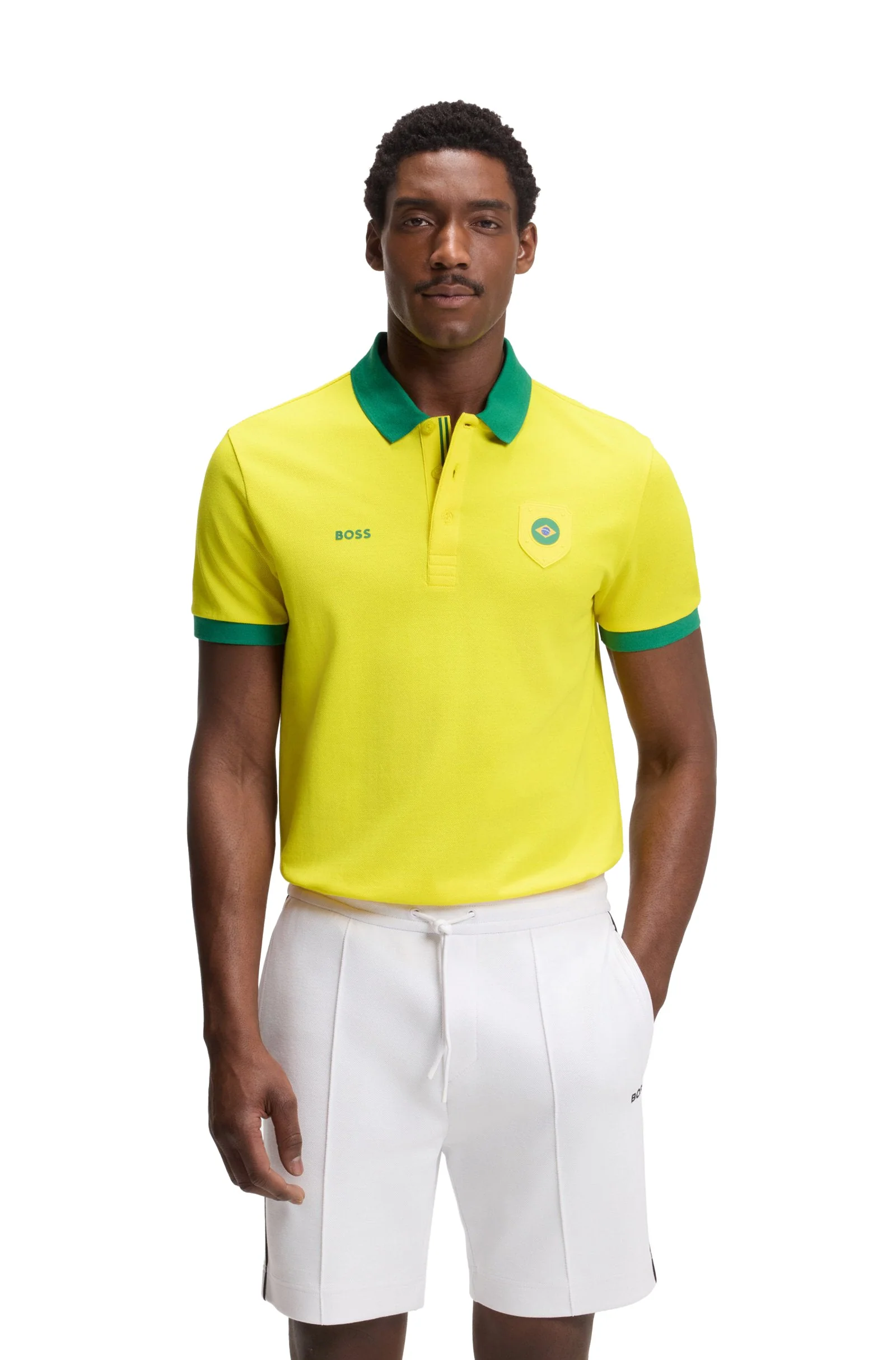 Natural Boss Green Brazil Polo - Yellow Reliable