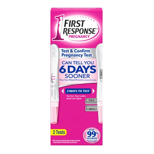 Versatile First Response Pregnancy Test And Confirm Kit - 2 Tests Expertly Made