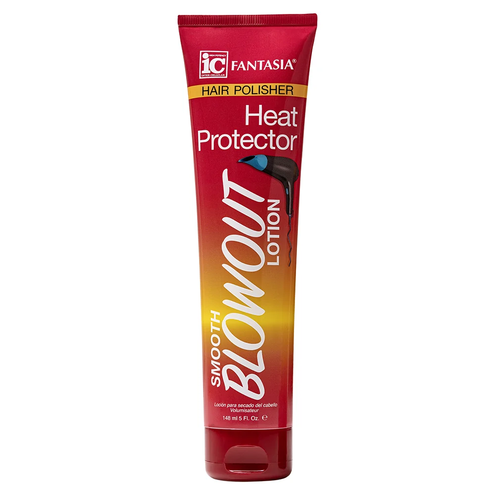 Lightweight Fantasia IC Heat Protector Blowout Lotion for Smooth Hairstyles 5Oz 148ml Official