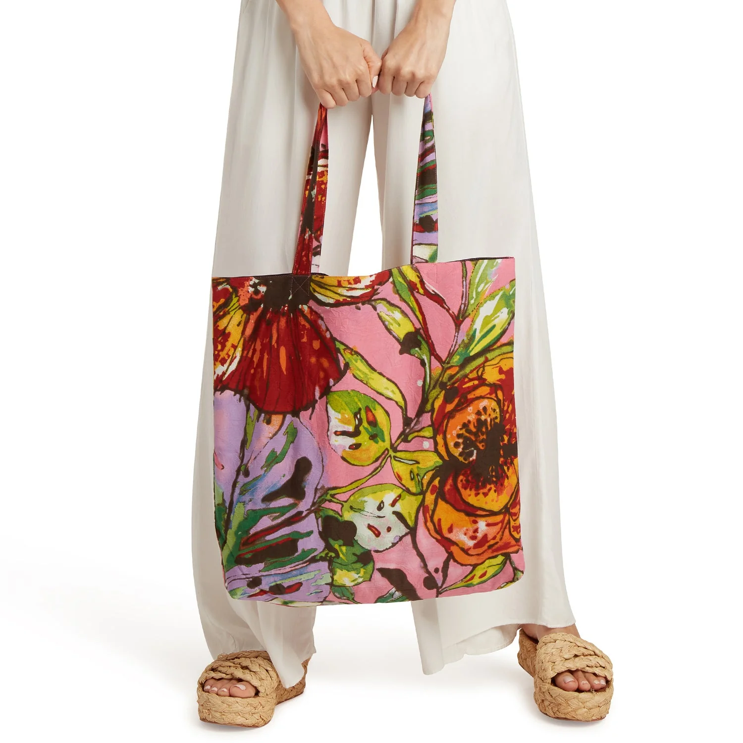 Optimized Akala Pink Farmers' Market Bag - Marseille Quality