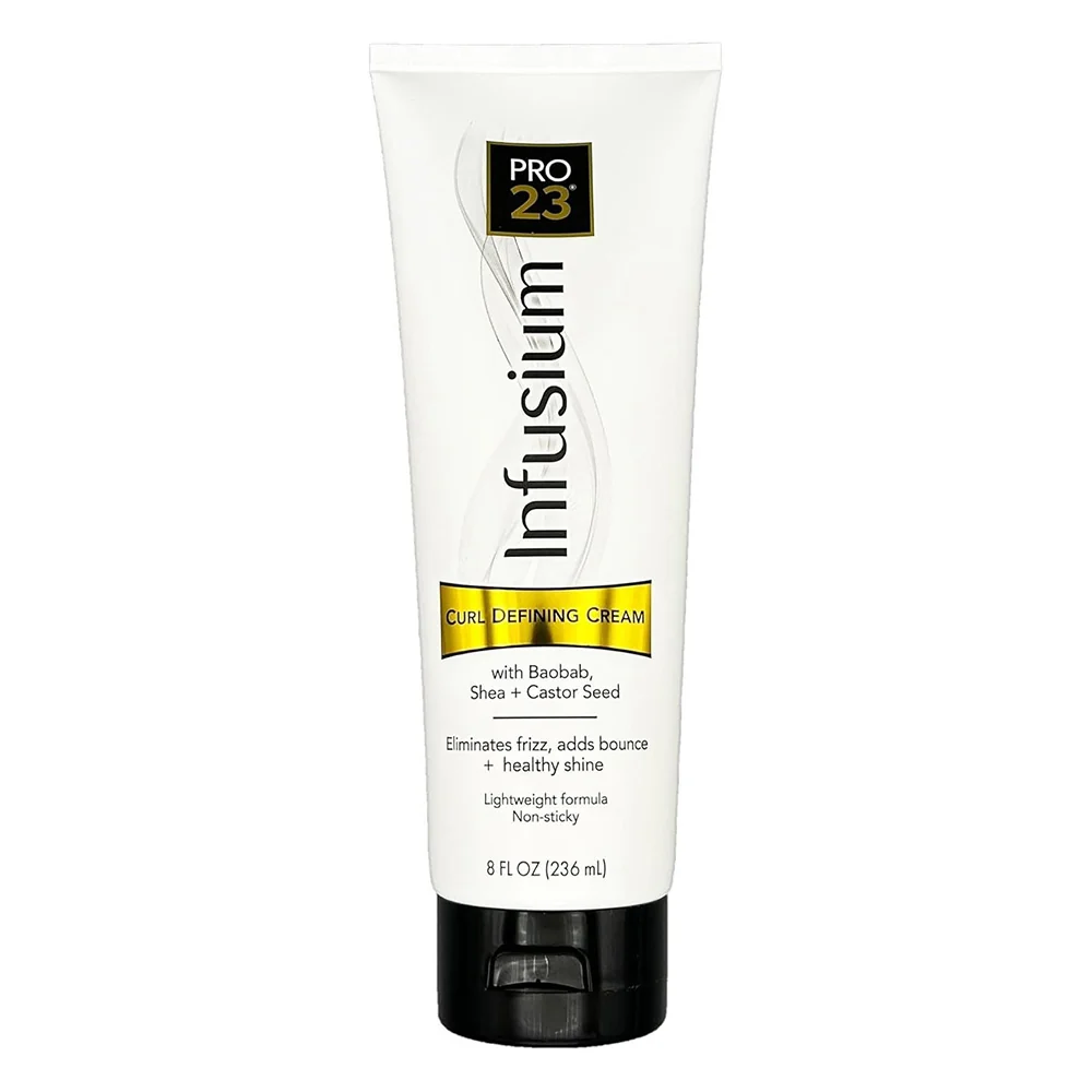 Unique Infusium Pro 23 Curl Defining Hair Cream with Baobab Shea and Castor Seed 8Oz 236ml Sophisticated