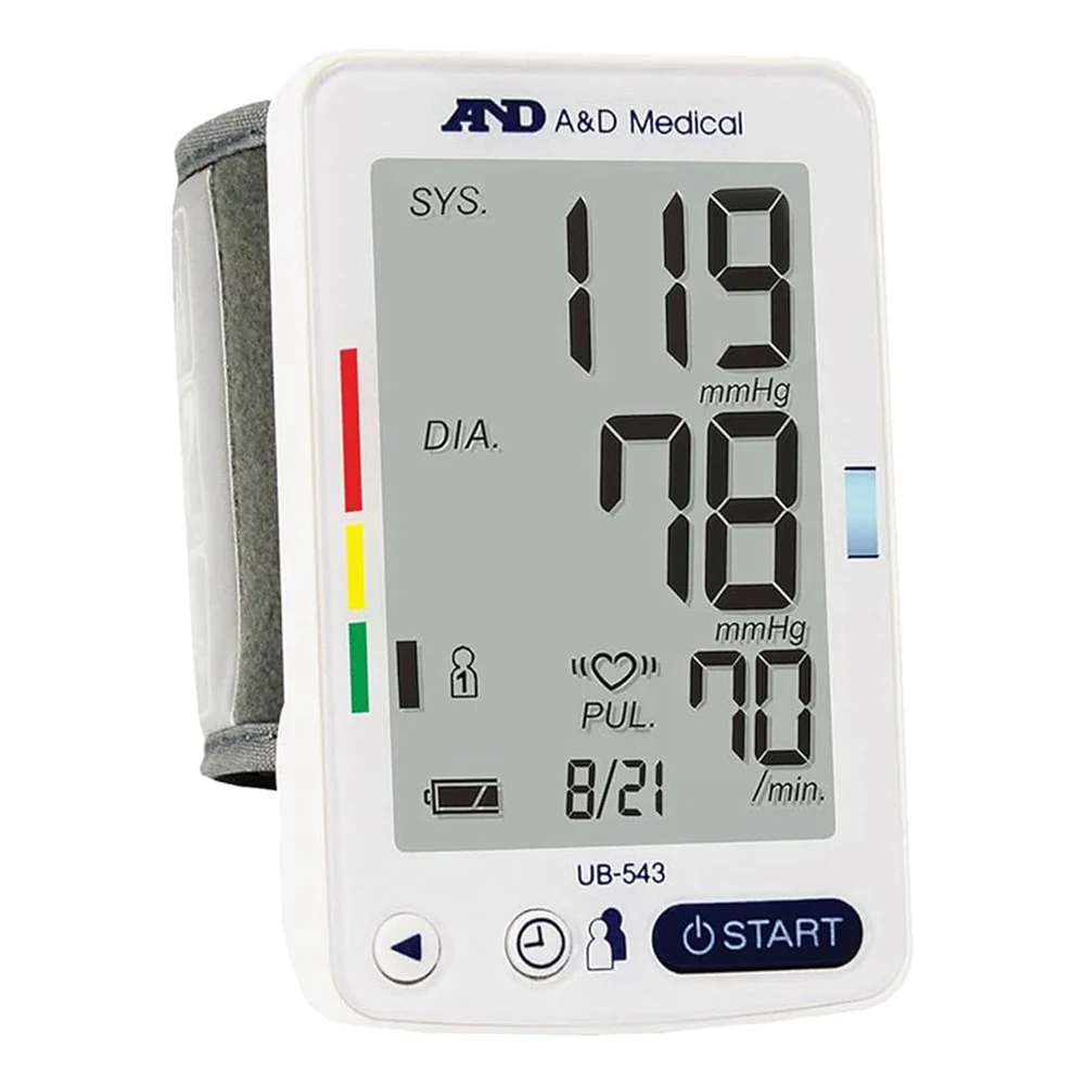 Comfortable A D Medical Premium Blood Pressure Wrist Monitor 1 Ea Next-Generation