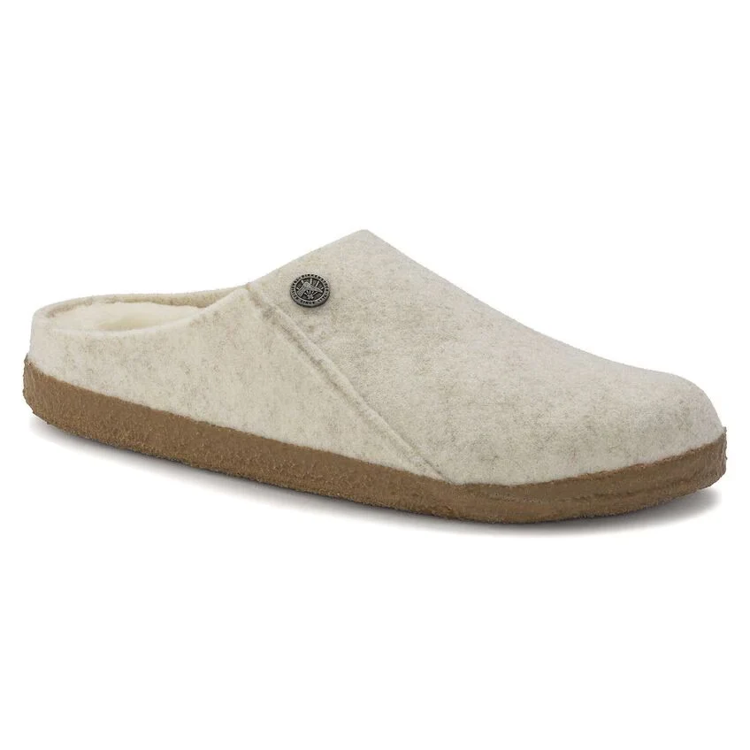 Authentic Birkenstock Zermatt Shearling Wool Felt Ecru Effective