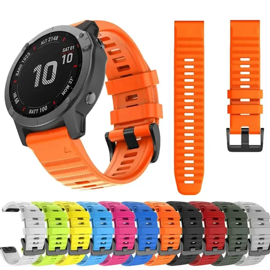 Original Design Garmin Silicone Band - Durable QuickFit Fitness Strap Trusted