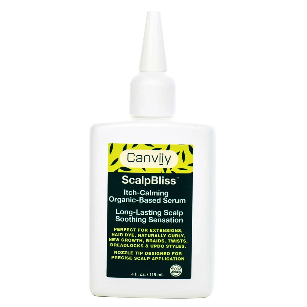 User-Friendly Canviiy Scalp Bliss Itch Calming Organic Based Serum for Dry Itchy Scalp Care 4Oz 118ml Excellent