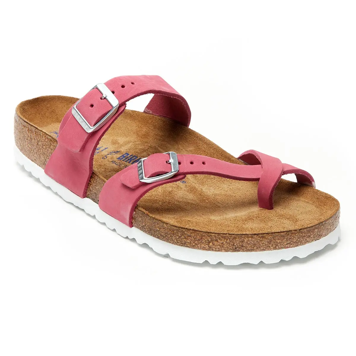 Traditional Birkenstock Mayari Soft Footbed Nubuck Leather Sandals Reliable