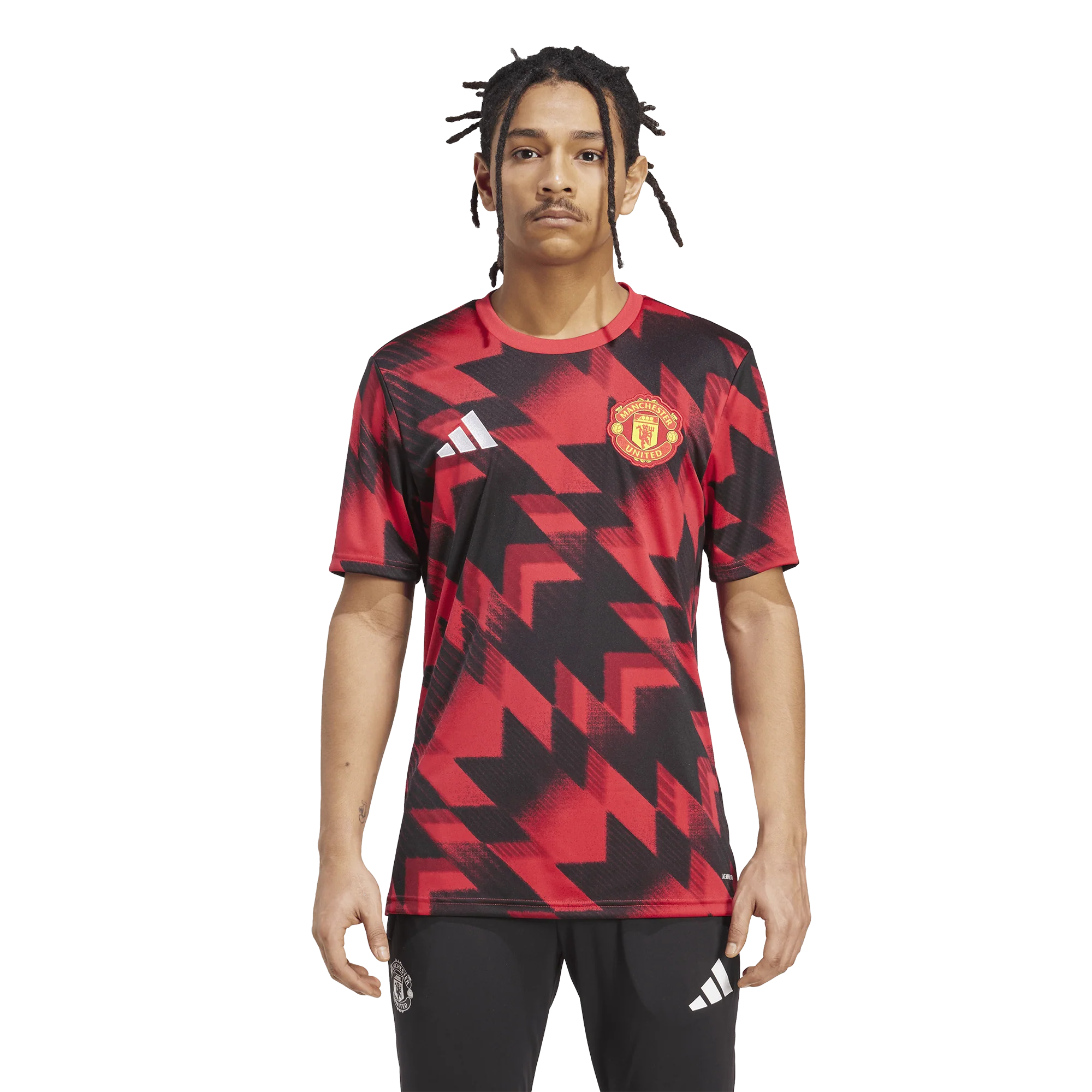 Consistent jp3233 Mens adidas Red Manchester United 25 26 Pre-match Jersey Proven