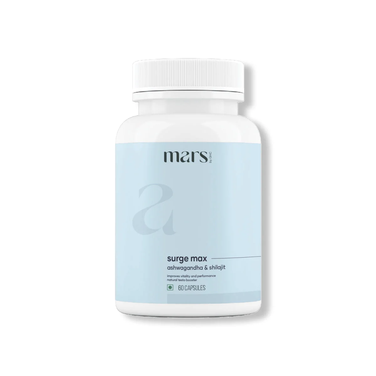 Consistent Mars Natural Ashwagandha Caps Powered with Shilajit Safed Musli Green
