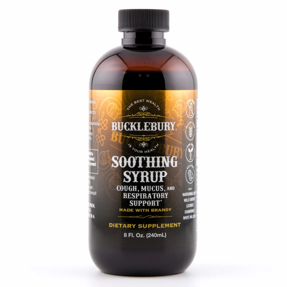 World-Class Bucklebury Soothing Syrup Cough Mucus and Respiratory Support 8Oz 240ml Solid