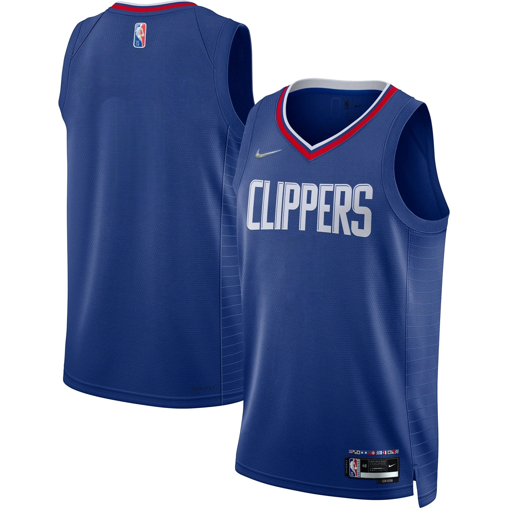 Casual Nike Men's Nba La Clippers 21 22 Diamond Swingman Jersey Icon Edition - DN2617-495 Optimized