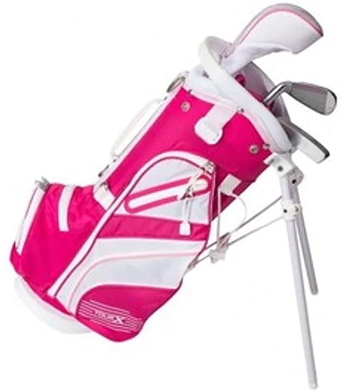 Modern Toddler Pink Left Handed Golf Club Set Sophisticated