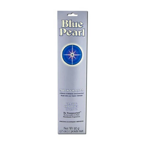 Advanced Blue Pearl Classic Imported Champa Musk Incense Aromatic Soothing 0.7Oz 20g Next-Generation