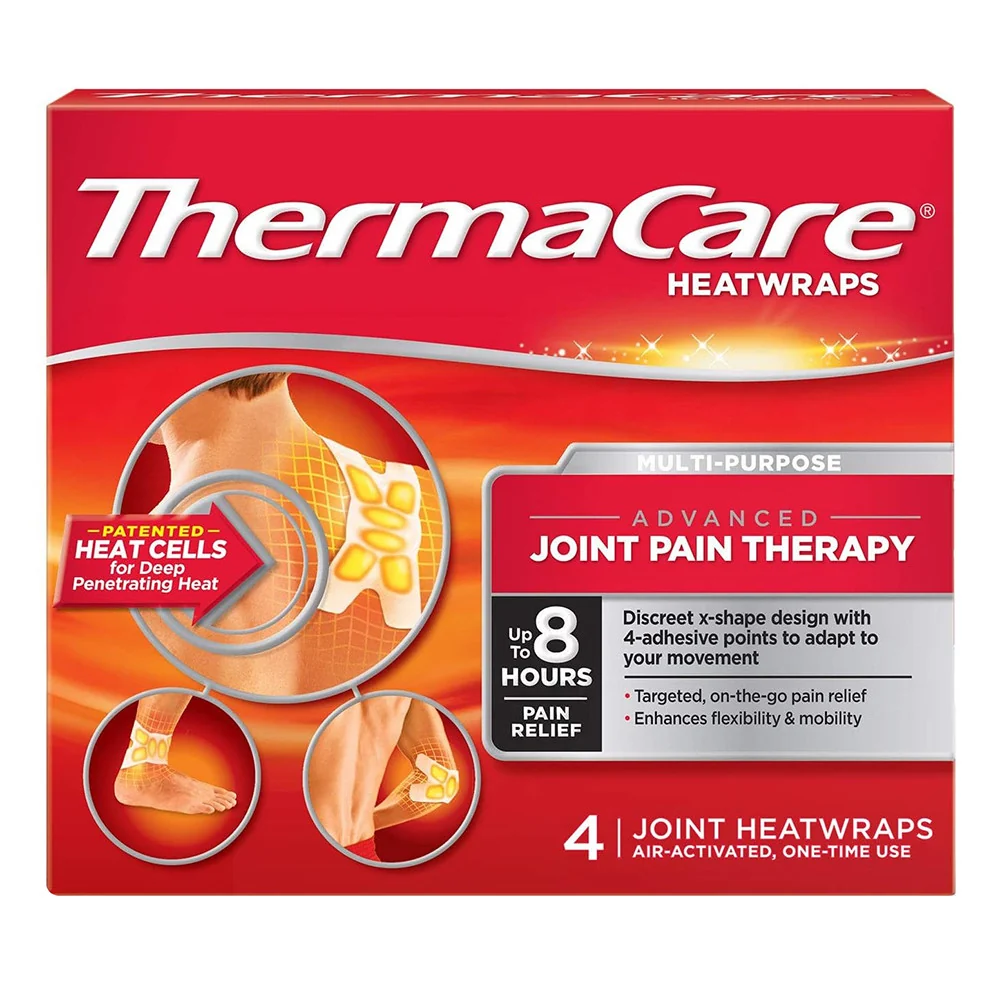 First-Class ThermaCare Joint Pain Therapy Heat Wraps Pain Relief Patches 4 Ea Advanced
