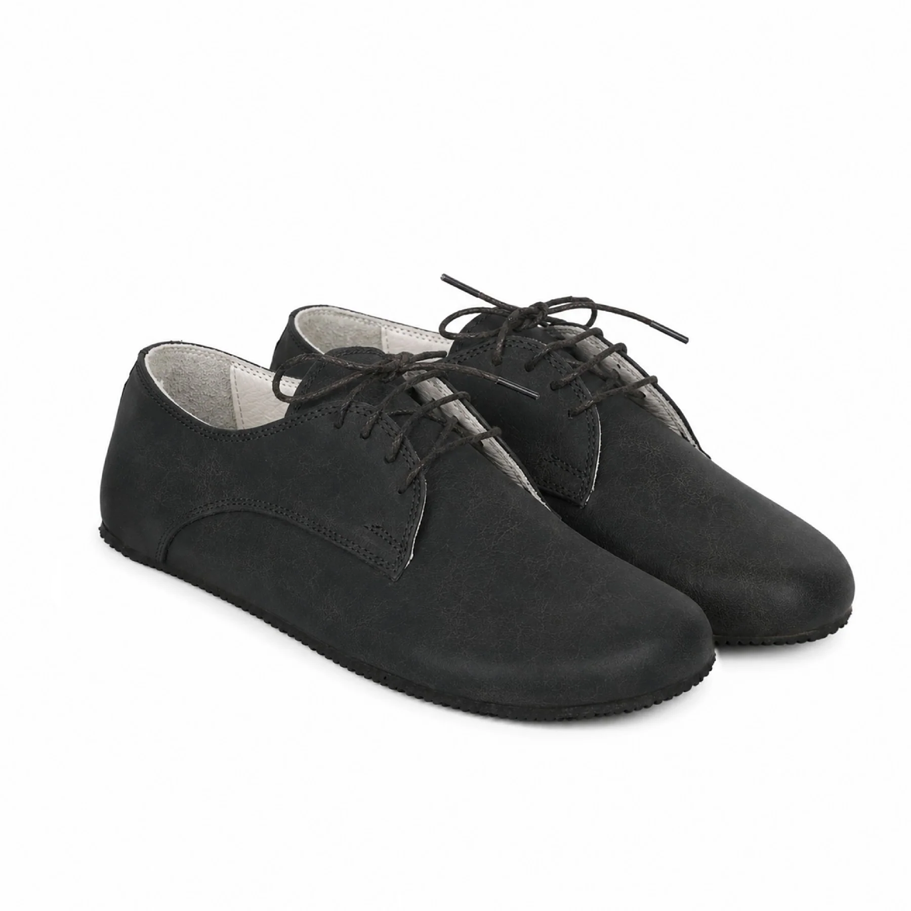 Reliable Women's Barefoot CRAZY Leather Oxford Shoes Classic Comfort Style Handmade Moccasins High-Grade