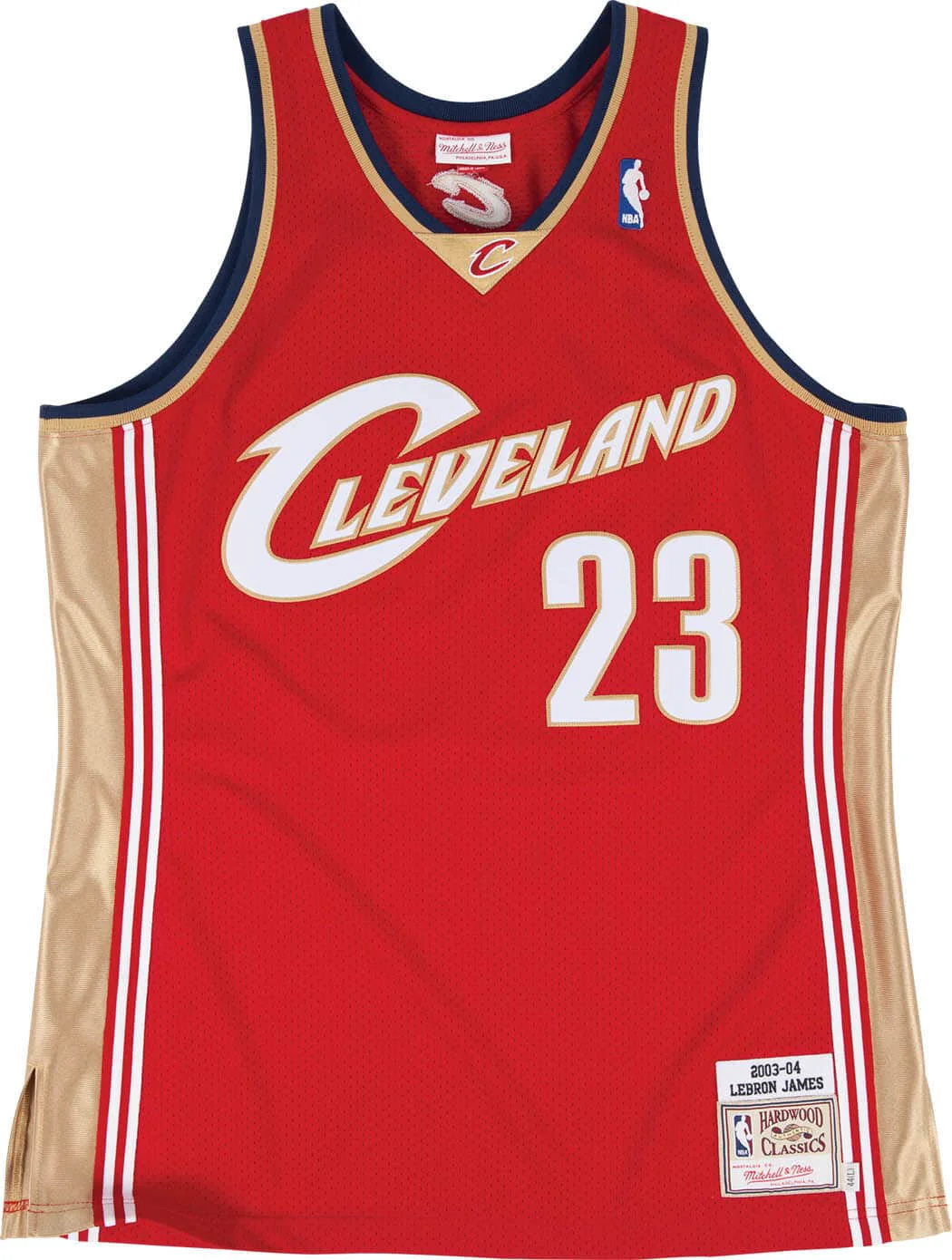 Detailed Mitchell Ness NBA Road Jersey Cleveland Cavaliers 03 Lebron James Jerseys Prestigious