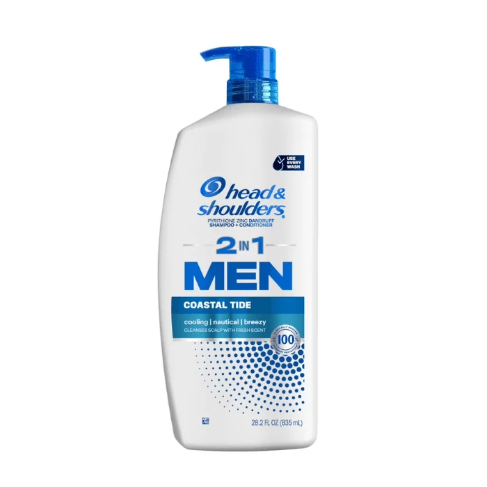 World-Class Head and Shoulders Mens 2 in 1 Dandruff Shampoo and Conditioner 28.2 Oz High-Quality