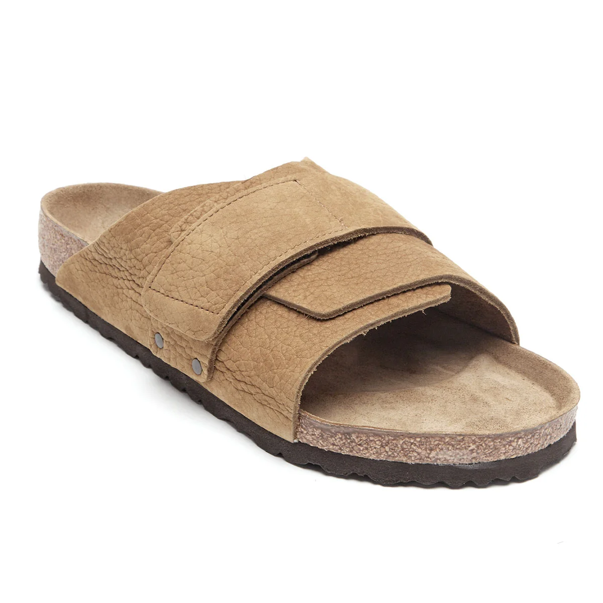 User-Friendly Birkenstock Kyoto Nubuck Leather Desert Buck Tea Sandals Stylish