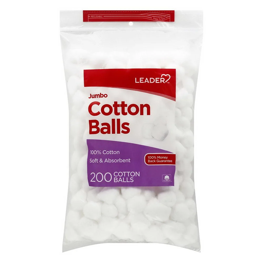 Safe Leader Cotton Balls Soft And Absorbent Jumbo 200 Ea Carefully Designed