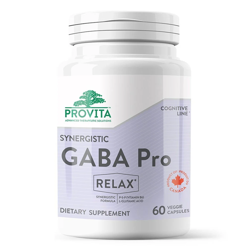 Clean Provita Nutrition Synergistic GABA Pro Veggie Caps 60 Ea Next-Generation