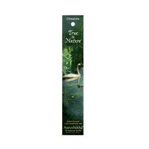 Casual Auroshikha True to Nature Incense Sticks Cinnamon Essence Warming and Invigorating Aromatherapy Fragrance 0.35Oz 10g Innovative