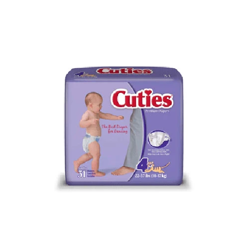 Smart Cuties Baby Diapers Size 4 for Absorbent Protection and Comfort for Babies 31Ea Pack of 4 Advanced