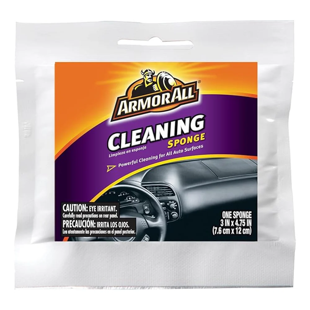 World-Class Armor All Cleaning Sponge Powerful Cleaning for All Auto Surfaces 1Ea Effective