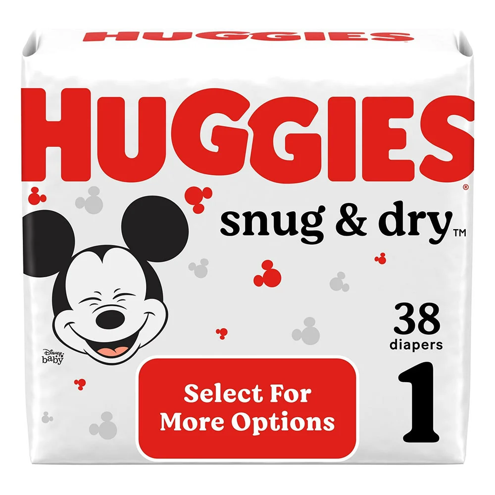 Reliable Huggies Snug and Dry Baby Diapers 38 Ea Detailed