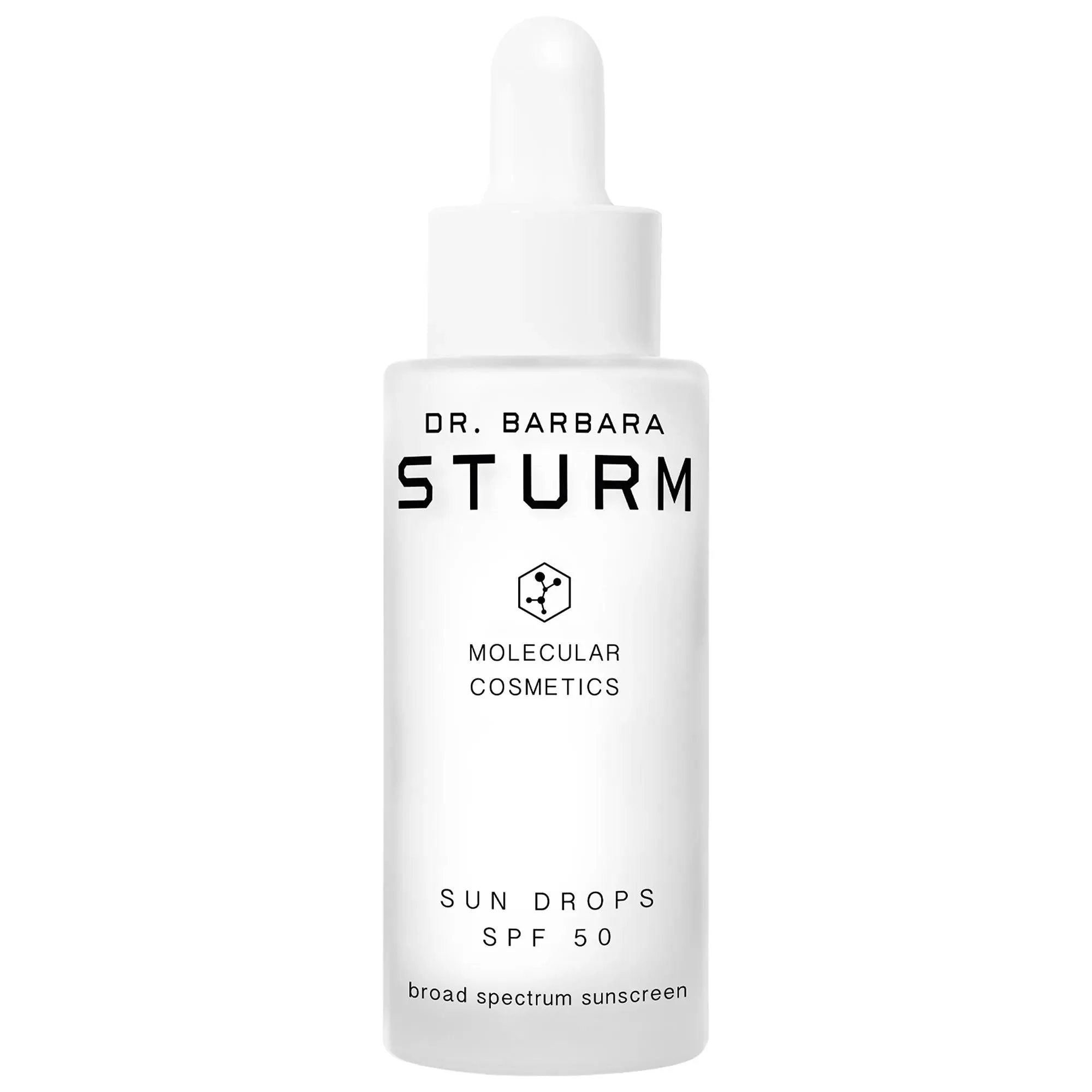 Unique Dr. Barbara Sturm Sun Drops Face Sunscreen SPF 50 Lightweight Anti-Aging Broad Spectrum Protection for Sensitive Skin Safe