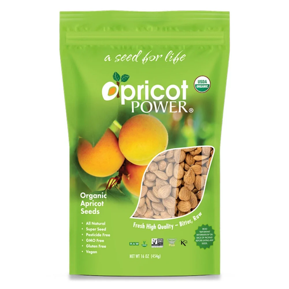 Flexible Apricot Power Turkish Organic Bitter Raw Seeds Fresh High Quality 16Oz 454g Healthy