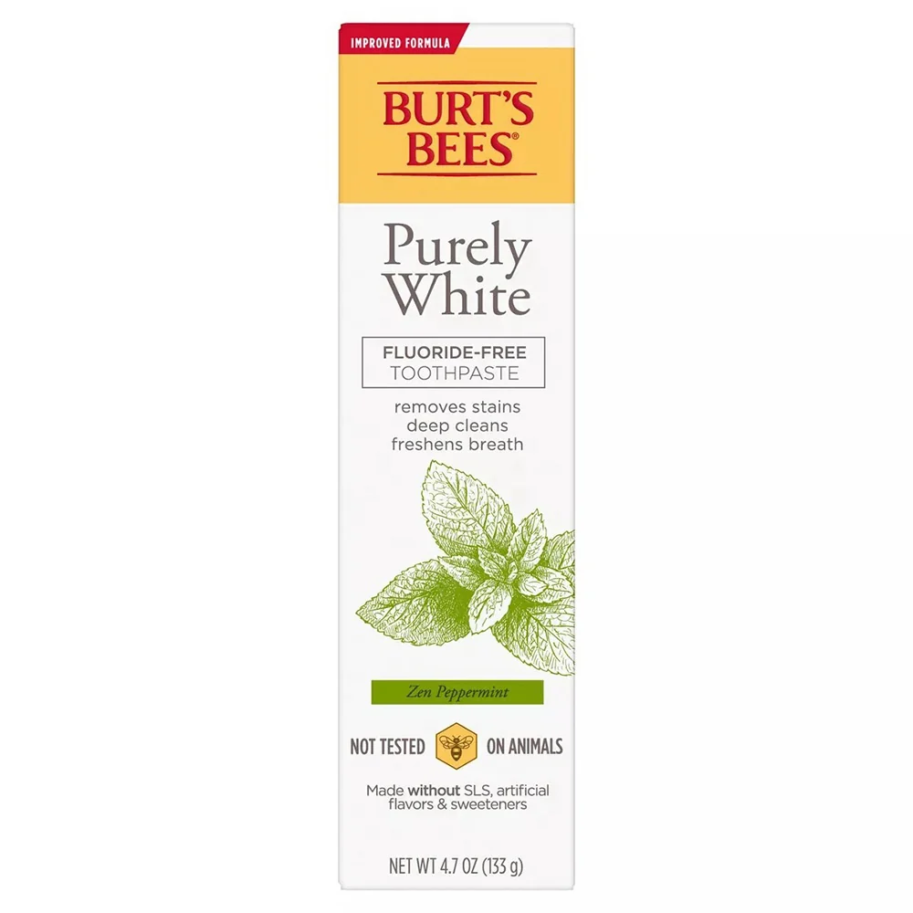 Trendy Burts Bees Toothpaste Purely White Zen Peppermint 4.7Oz 133g Fast
