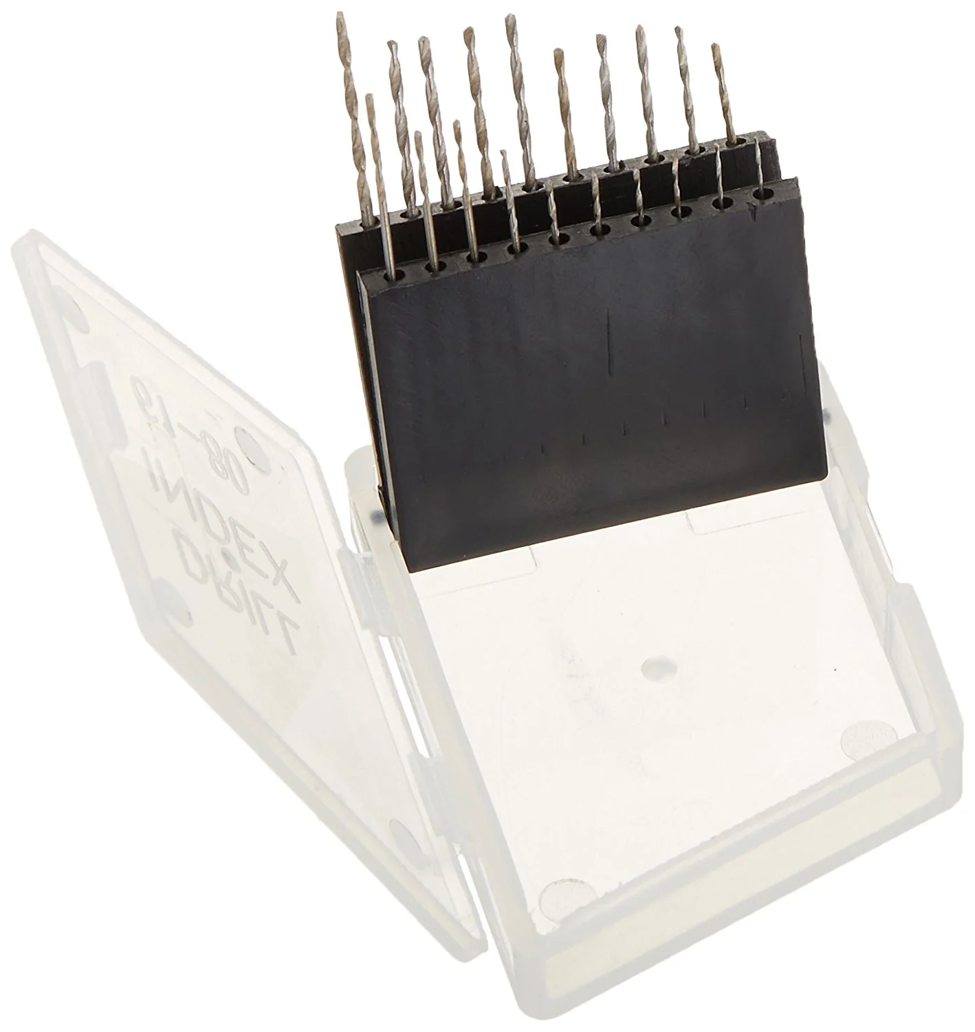 Clean 61 to 80 Number Wire Gauge Mini Sizes Size Numbered Drill Bit Tool Set Index WM Fast
