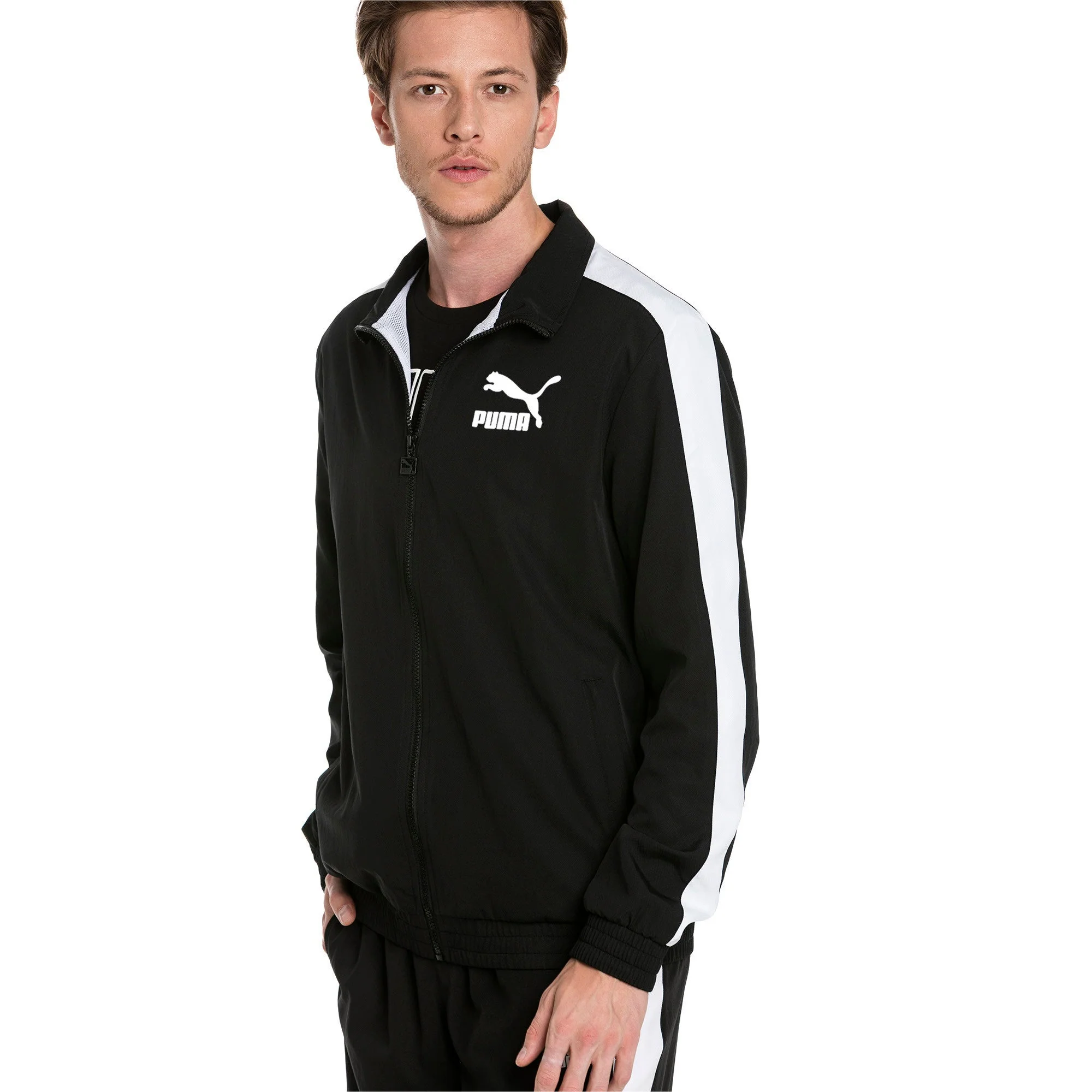 Eco-Friendly Puma Men's Iconic T7 Track Jacket Woven Jackets Fine