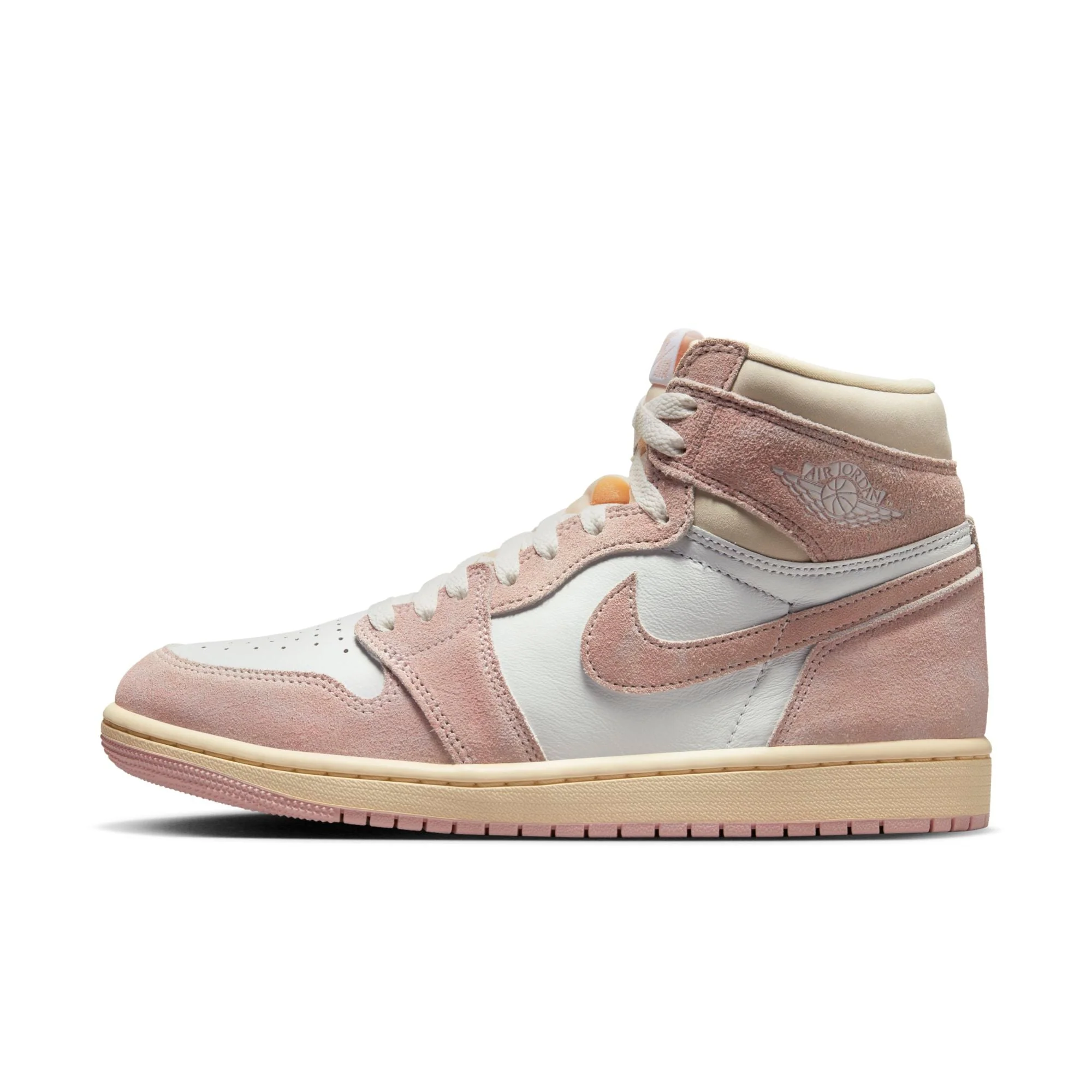 Smart Air Jordan Women's Retro 1 High Og 'Washed Pink' Sneakers Advanced
