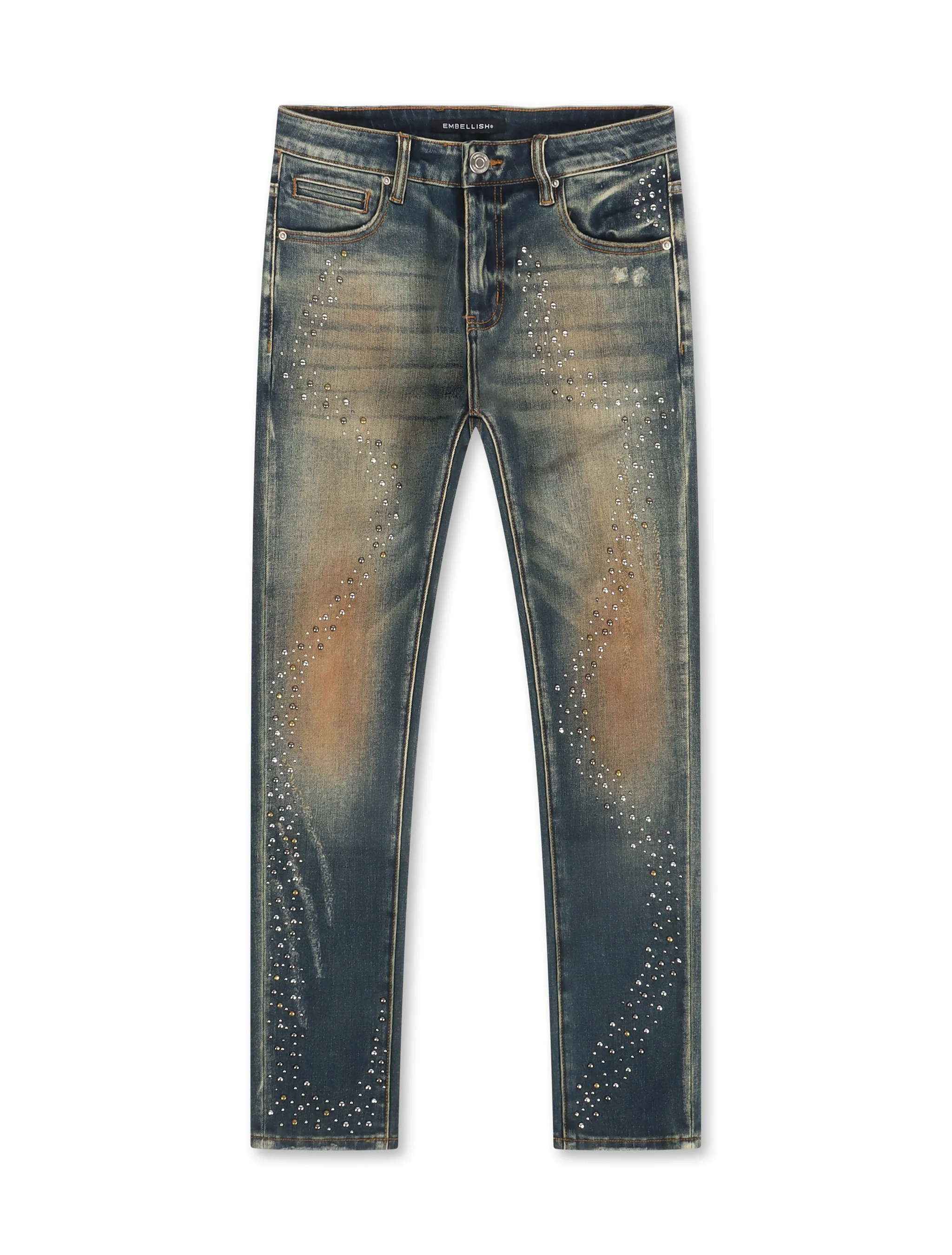 Artisan Embellish Cactus Skinny Jean - Vintage Wash Consistent